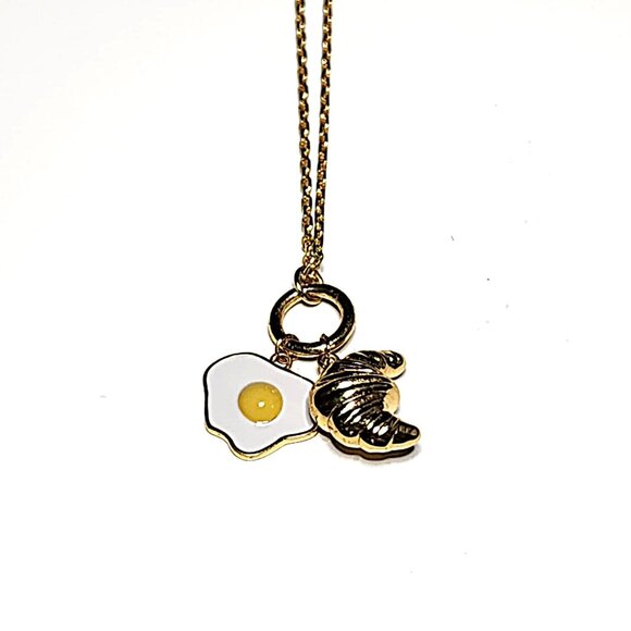 Kurt Geiger London egg & croissant necklace - Picture 2 of 10